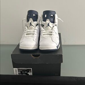 Jordan Kids Sneakers White and Navy